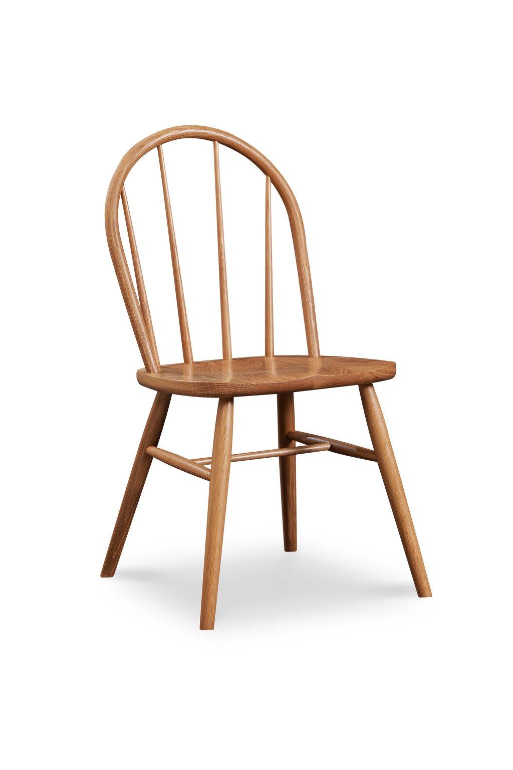 White Oak Hudson bowback dining chair from Chilton Furniture