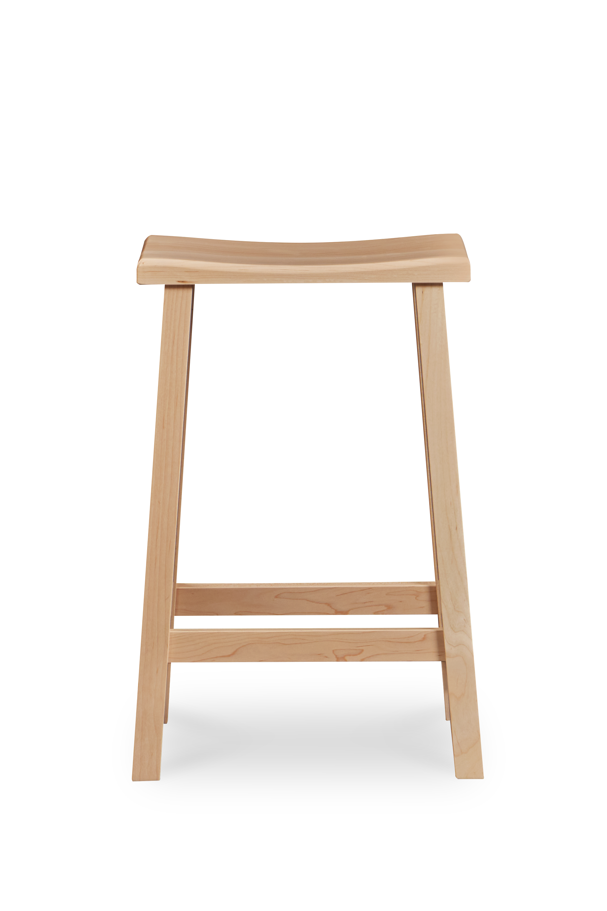 Kenzai Counter Stool made of maple wood