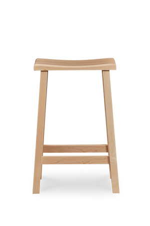 Kenzai Counter Stool made of maple wood