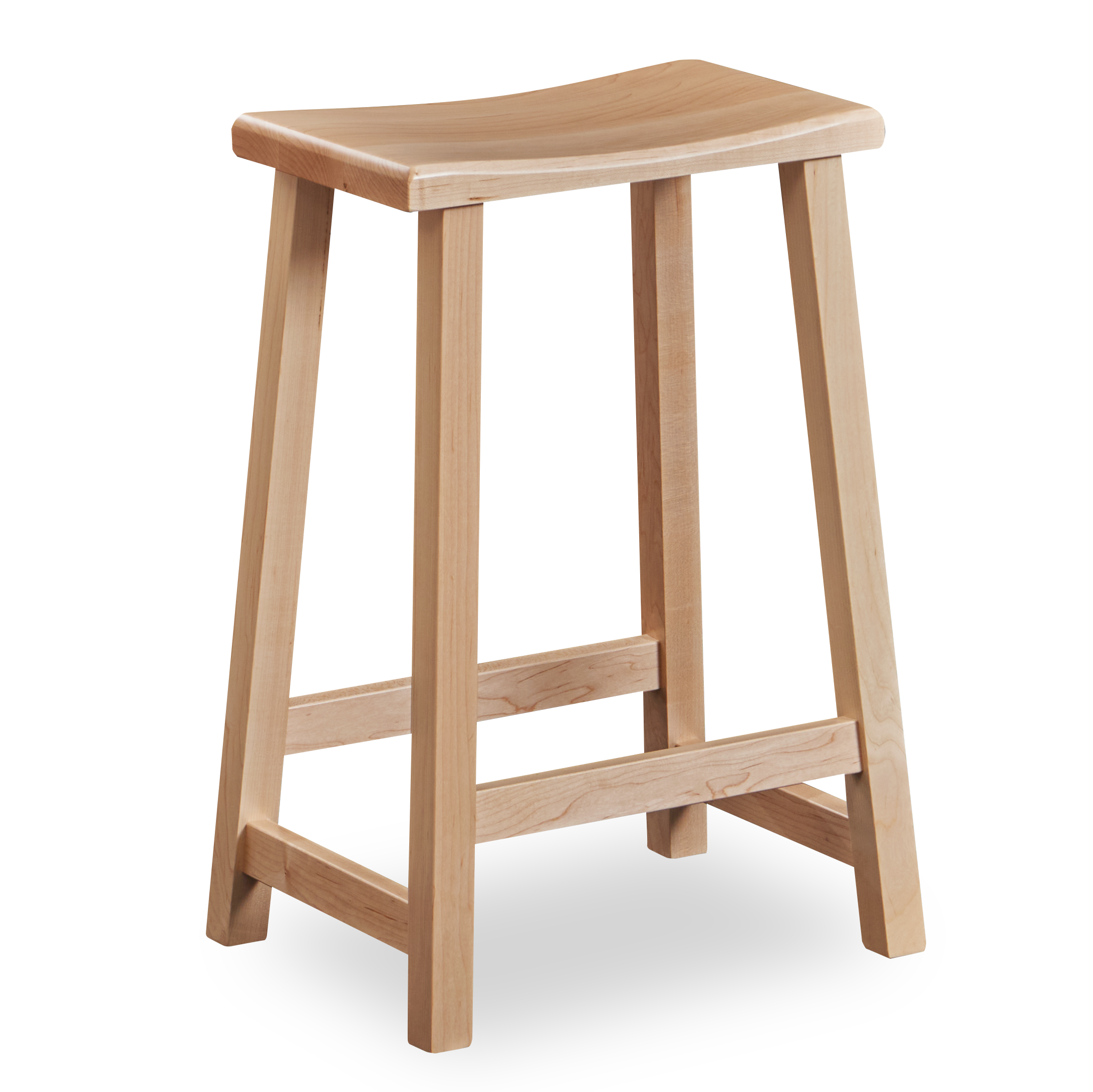 Kenzai Counter Stool made of maple wood