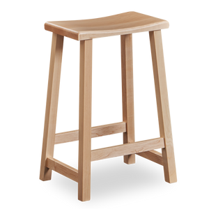 Kenzai Counter Stool made of maple wood