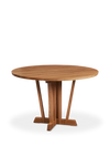 Rigby pedestal table from Chilton Furniture in white oak wood